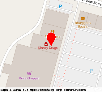 Pharmacy location map